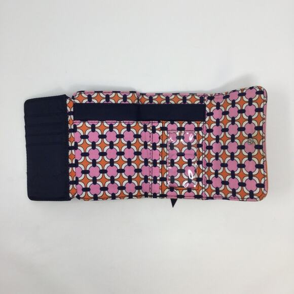 Vera Bradley foldable wallet, floral print - Picture 4 of 5
